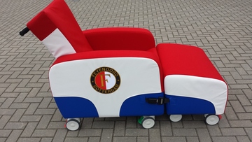 Huntington stoel zijaanzicht